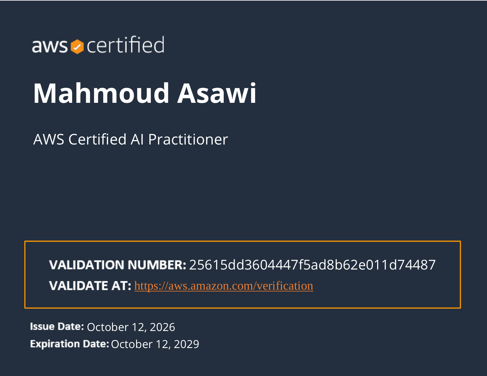 AWS Certified AI Practitioner