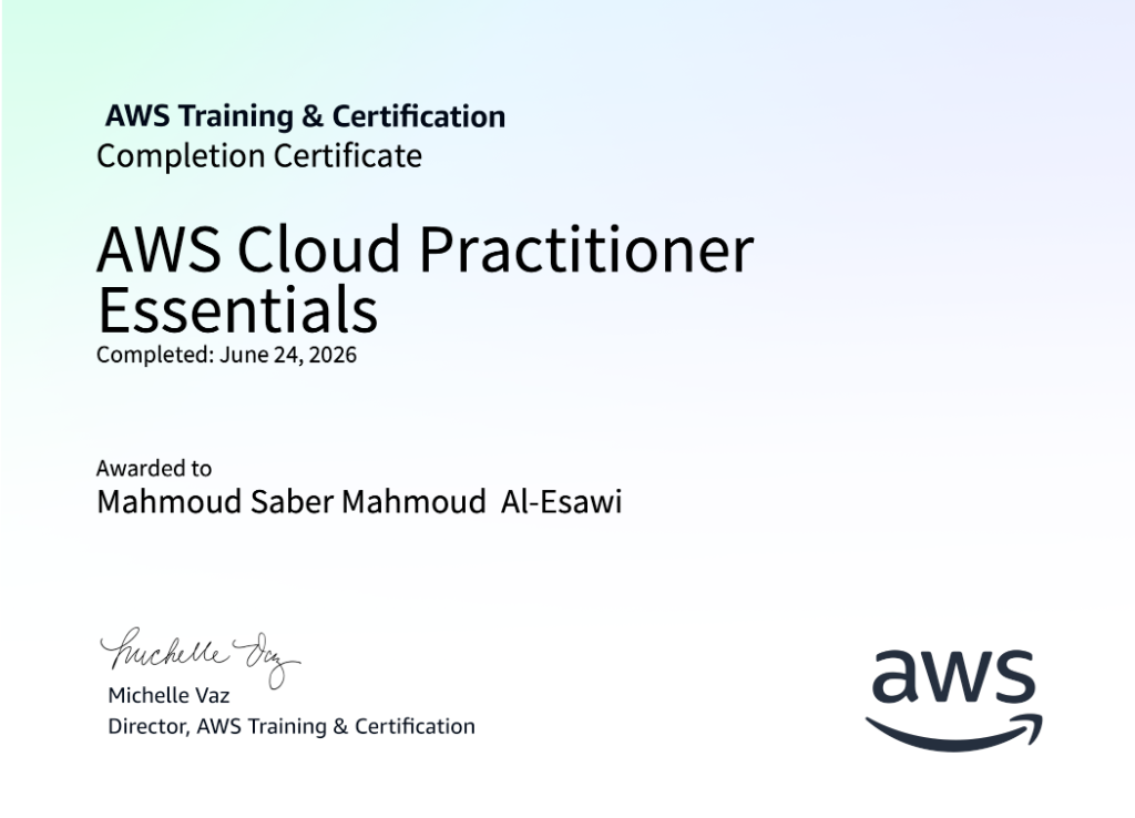 AWS Cloud Practitioner Essentials